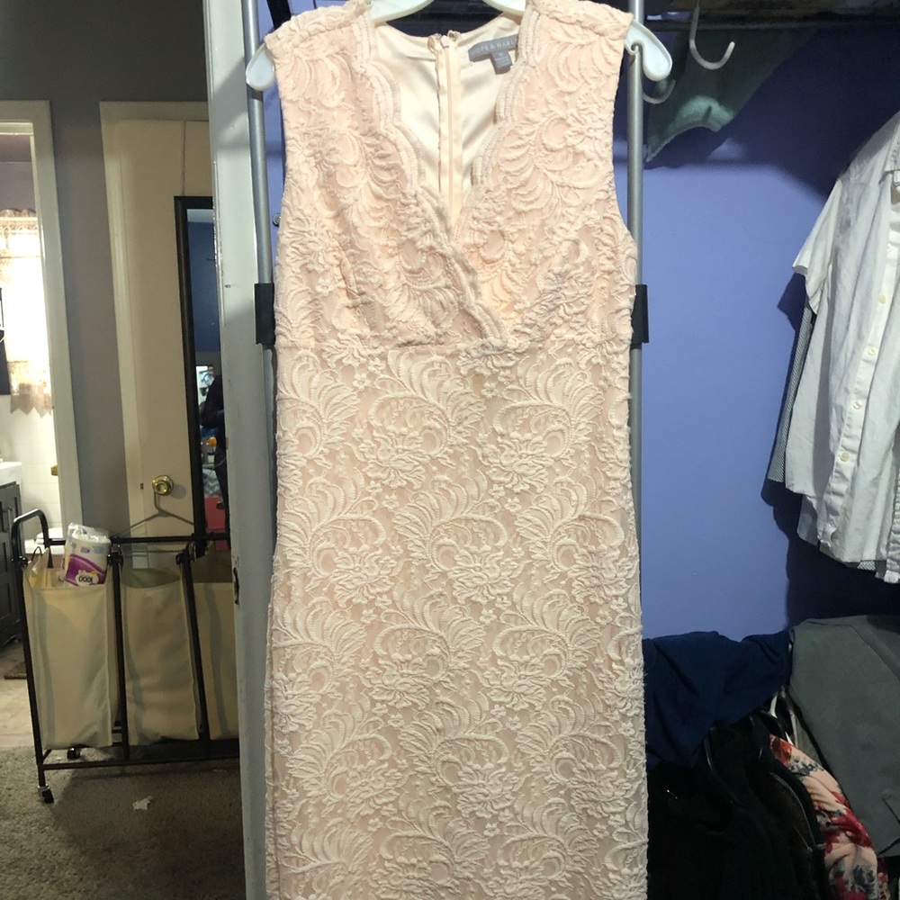 Rose gold/pink dress